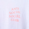 WHITE LOGO TEE 2 W/ BABY PINK