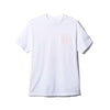 WHITE LOGO TEE 2 W/ BABY PINK